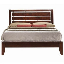 Load image into Gallery viewer, Home Furniture Bed Frame with Platform Wood Slats Tall Headboard-Queen Size