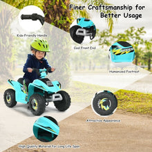 Load image into Gallery viewer, 6V Kids Electric ATV 4 Wheels Ride-On Toy -Blue
