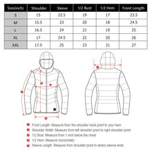 Load image into Gallery viewer, Hooded Electric USB Women�s Down Heated Jacket-Black-S
