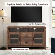 Load image into Gallery viewer, TV Stand Tall Entertainment Center Hold up