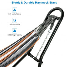 Load image into Gallery viewer, Indoor and Outdoor Hammock Frame Heavy Steel Frame Hanging Hooks