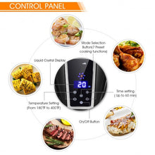Load image into Gallery viewer, 1400W 3.4Qt Time Control Touch LCD Electric Air Fryer