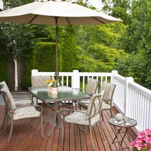 Load image into Gallery viewer, Portable 50 lbs Umbrella Base Stand with Handle and Wheels for Patio Square