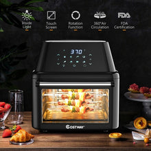 Load image into Gallery viewer, 19 QT Multi-functional Air Fryer Oven 1800W Dehydrator Rotisserie-Black