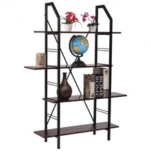Load image into Gallery viewer, 4 Layers Wooden Storage Bookshelf Home Office Furniture