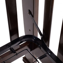 Load image into Gallery viewer, Coffee Pine Wood Baby Toddler Bed Convertible Crib