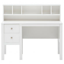 Load image into Gallery viewer, Home Office Workstation Laptop Table with Hutch and Drawers