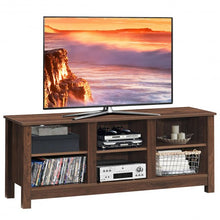 Load image into Gallery viewer, 60" Entertainment TV Stand Cabinet-Brown