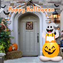 Load image into Gallery viewer, 4.5' Halloween Inflatable Ghost in Pumpkin with Light