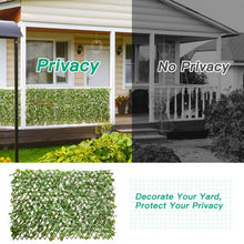 Load image into Gallery viewer, 3 Pcs Retractable Artificial Leaf Faux Ivy Privacy Fence Screen Expandable