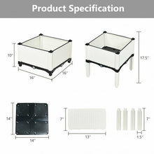 Load image into Gallery viewer, Set of 4 Elevated Flower Vegetable Herb Grow Planter Box