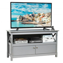 Load image into Gallery viewer, 44" Wooden Storage Cabinet TV Stand-Gray