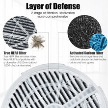 Load image into Gallery viewer, 2 Pcs Air Purifier Replacement Filter with Activated Carbon Material