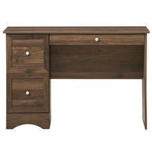 Load image into Gallery viewer, Vintage Study Office Computer Desk with 3 Drawers