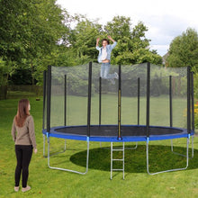 Load image into Gallery viewer, 15' Trampoline with Enclosure Net Spring Pad & Ladder