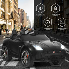 Load image into Gallery viewer, 12V Jaguar F-Type SVR Licensed Kids Ride On Car-Black