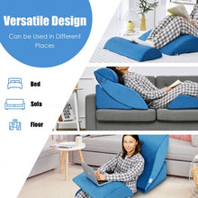 Load image into Gallery viewer, 4 Pcs Bed Wedge Pillow Incline with Head Support for Rest