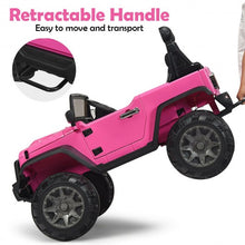 Load image into Gallery viewer, 12V Kids Spring Suspension Ride On Truck-Pink