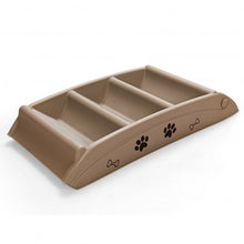 Load image into Gallery viewer, Collapsible Plastic Pet Stairs 4 Step Ladder for Small Dog and Cats-Coffee