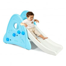 Load image into Gallery viewer, Freestanding Baby Slide Indoor First Play Climber Slide Set for Boys Girls -Blue