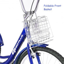 Load image into Gallery viewer, 24" Single Speed 3-wheel Bicycle Adult Tricycle Seat-Blue