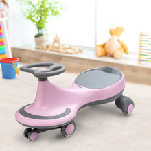 Load image into Gallery viewer, Wiggle Car Ride-on Toy with Flashing Wheels-Pink