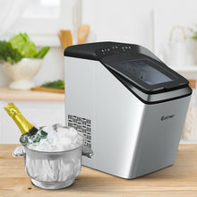 Load image into Gallery viewer, Stainless Steel Ice Maker 33Lbs/ 24Hrs Self-Clean Function with Scoop
