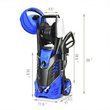 Load image into Gallery viewer, 3000 PSI Electric High Pressure Washer With Patio Cleaner -Blue