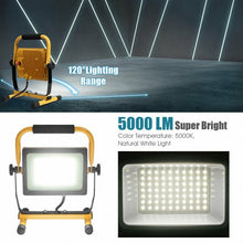 Load image into Gallery viewer, 50W 5000lm LED Portable Outdoor Camping Work Light