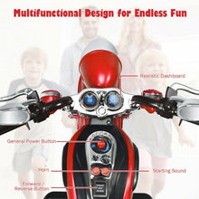 Load image into Gallery viewer, 6V 3 Wheel Kids Motorcycle-Red