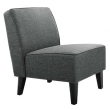Load image into Gallery viewer, Contemporary Decor Solid Armless Accent Chair-Gray