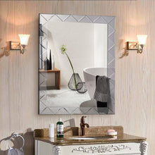 Load image into Gallery viewer, 21.5" x 30.5" Rectangle Wall Mirror Frame Angled Glass Panel