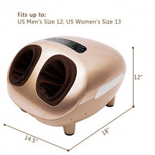 Load image into Gallery viewer, Foot Massager Shiatsu Deep Kneading Massage