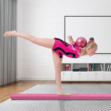 Load image into Gallery viewer, 7' Sectional Gymnastics Floor Balance Beam-Pink
