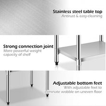 Load image into Gallery viewer, 24" x 30" Stainless Steel Commercial Kitchen Work Prep Table