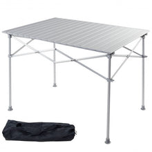 Load image into Gallery viewer, Aluminum Lightweight Folding Picnic Camping Table