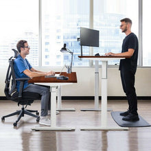 Load image into Gallery viewer, 55" One-Piece Universal Tabletop for Standard and Sit to Stand Desk Frame-Espresso