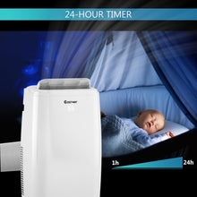 Load image into Gallery viewer, 1 2000 BTU Portable Air Conditioner Multifunctional Air Cooler with Remote-White