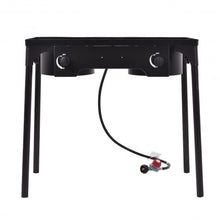 Load image into Gallery viewer, 150000 BTU Double Burner Outdoor Stove BBQ Grill