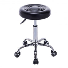 Load image into Gallery viewer, Adjustable Hydraulic Salon Rolling Swivel Stool-Black