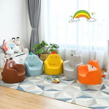 Load image into Gallery viewer, Kids Cartoon Sofa Seat Toddler Children Armchair Couch-Brown