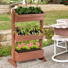 Load image into Gallery viewer, 3-Tier Raised Garden Bed Vertical Freestanding Elevated Planter