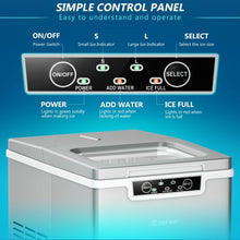 Load image into Gallery viewer, 26Lbs/24H Portable Ice Maker Machine Countertop