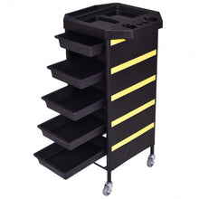Load image into Gallery viewer, 34" Beauty Salon Styling Station Storage Rolling Cart