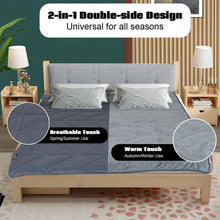 Load image into Gallery viewer, 20 lbs Crystal Velvet Fabric Weighted Blanket with Glass Beads
