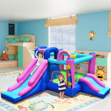 Load image into Gallery viewer, Inflatable Bounce Castle with Dual Slides and Climbing Wall without Blower