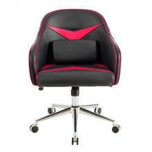 Load image into Gallery viewer, Office Chair Adjustable Height with Massage Lumbar Support-Red