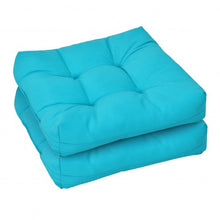 Load image into Gallery viewer, 21" x 21" Patio Chair Seat Cushion Pads for Indoor and Outdoor-Turquoise