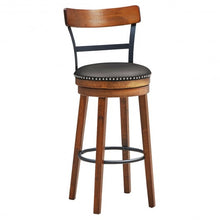 Load image into Gallery viewer, Set of 2 30.5" Swivel Pub Height Dining Chair