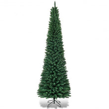 Load image into Gallery viewer, PVC Artificial Slim Pencil Christmas Tree-7'